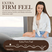 SayreSleep Hybrid Mattress 10” & 12” – Cooling Gel Memory Foam + Coils, Medium and Extra Firm, CertiPUR-US, 100-Night Trial